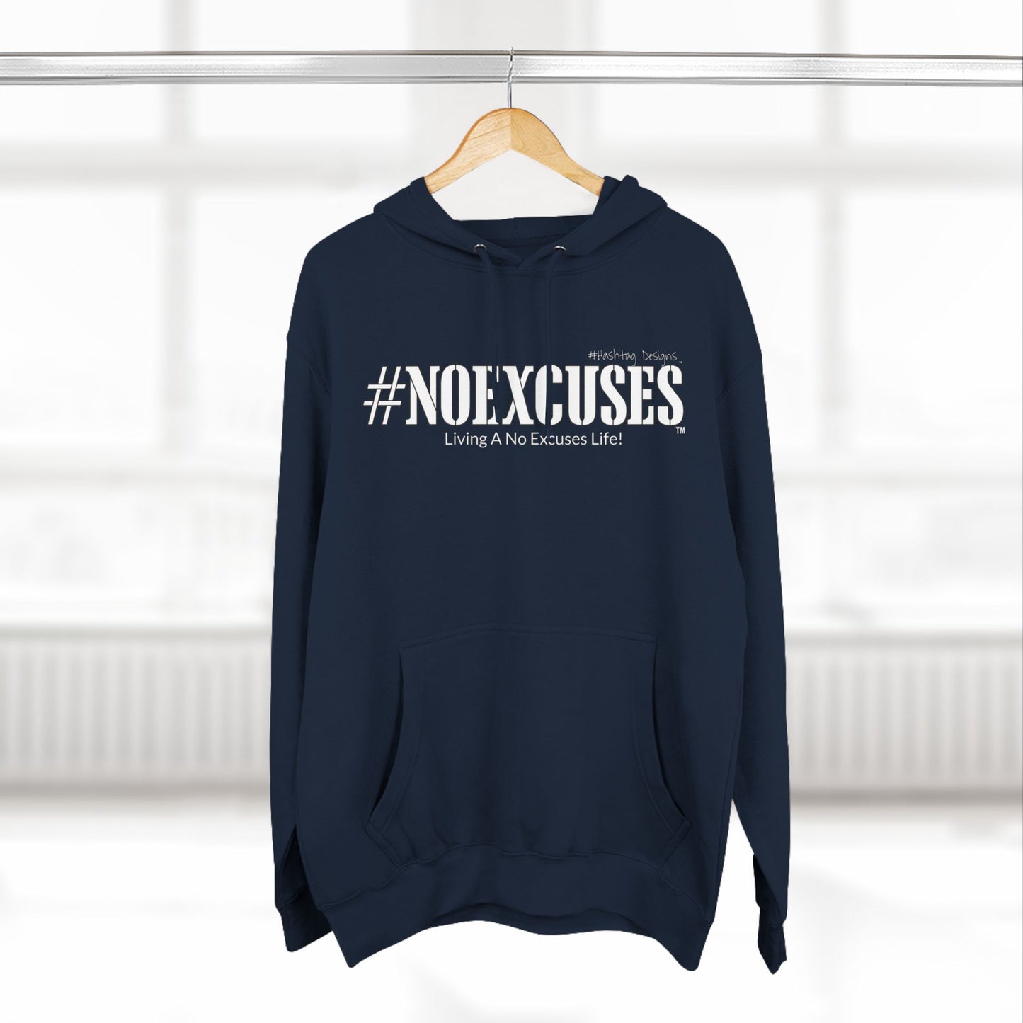 #NOEXCUSES Lane Seven Three-Panel Fleece Hoodie