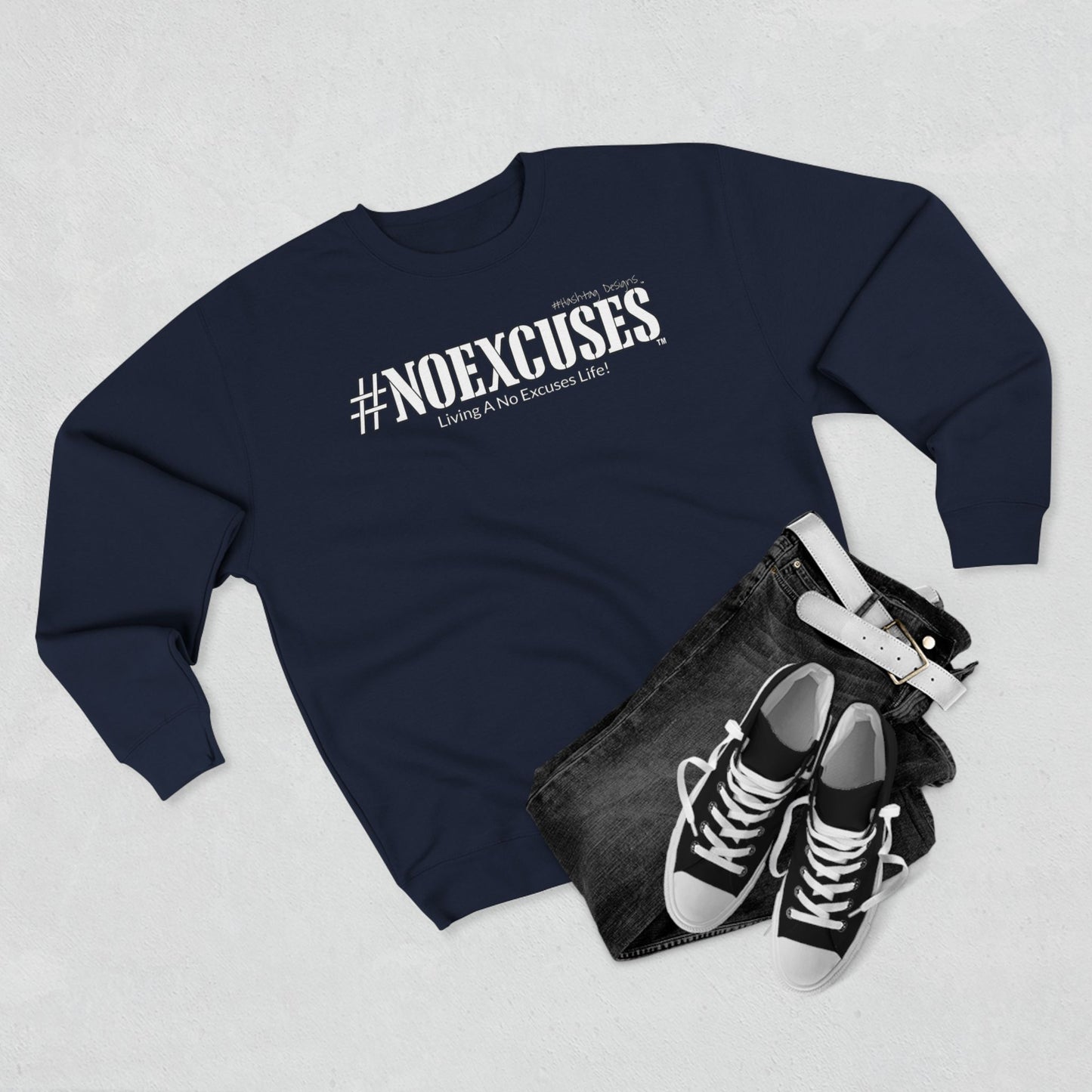 #NOEXCUSES Lane Seven Unisex Crewneck Sweatshirt