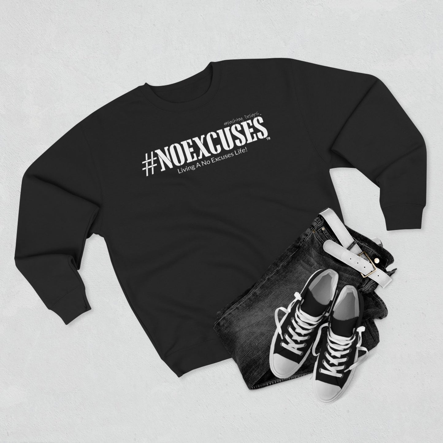 #NOEXCUSES Lane Seven Unisex Crewneck Sweatshirt