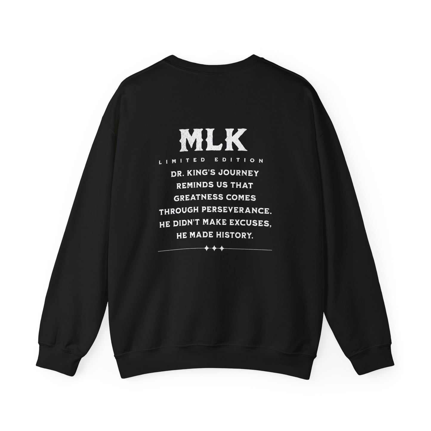 #MLK (Side) Unisex Heavy Blend™ Crewneck Sweatshirt