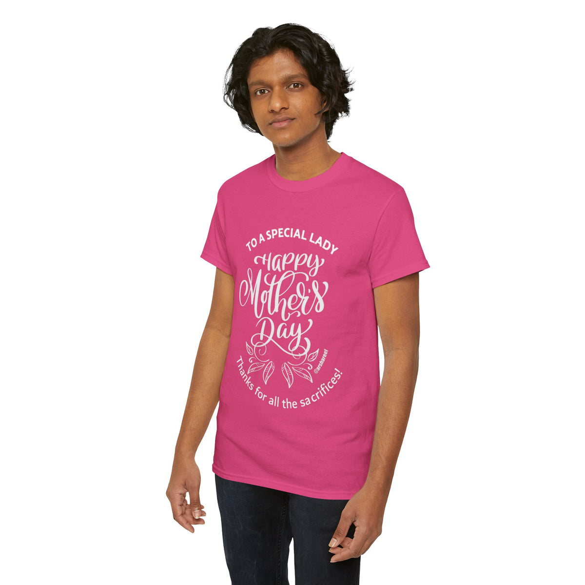 Mother's Day T-Shirt — "To a Special Lady: Happy Mother's Day" Floral Tee