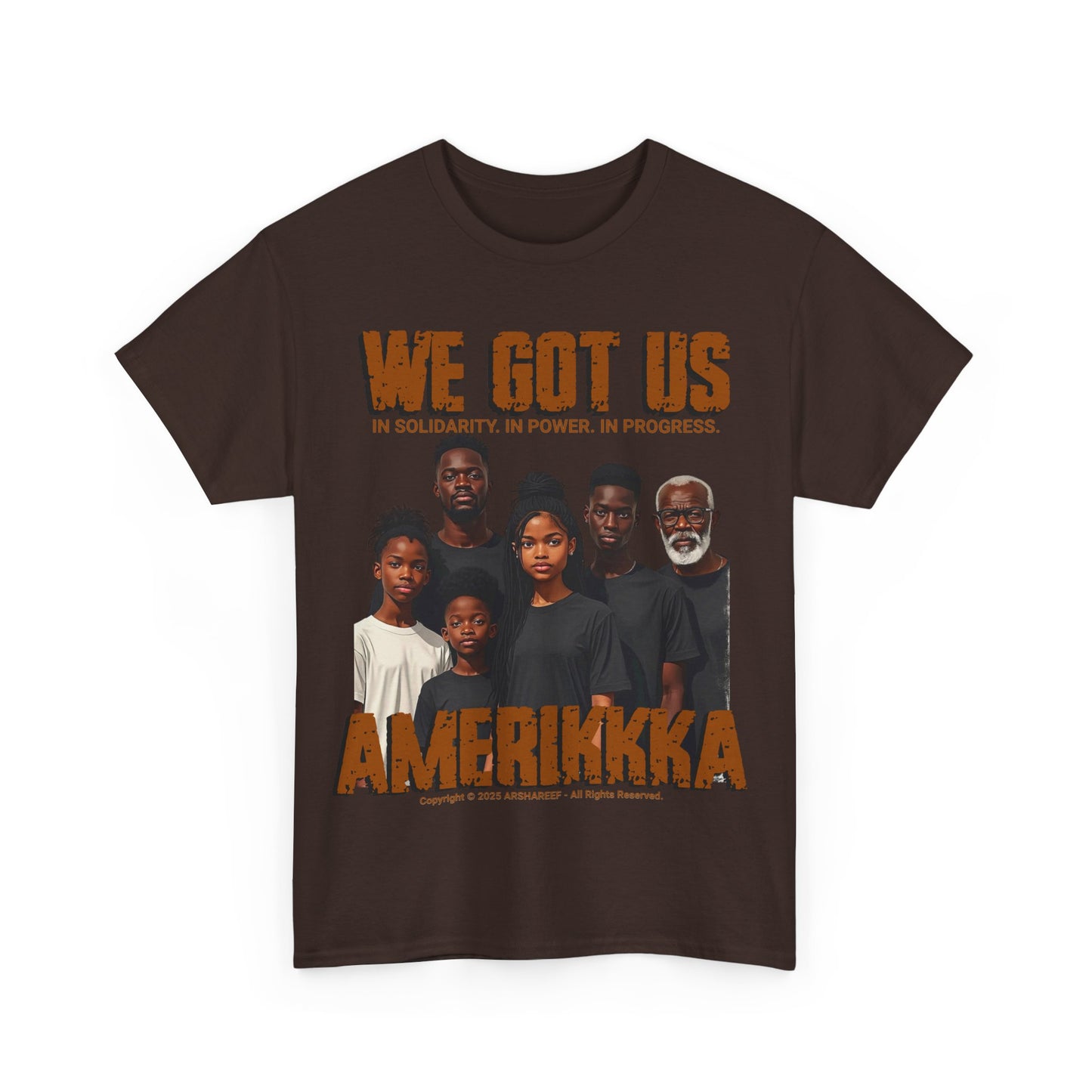 We Got Us Unisex Heavy Cotton Tee with Family
