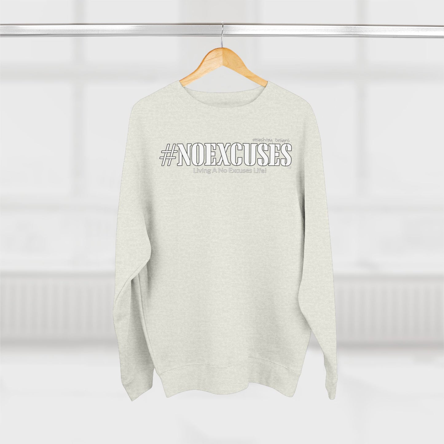 #NOEXCUSES Lane Seven Unisex Crewneck Sweatshirt
