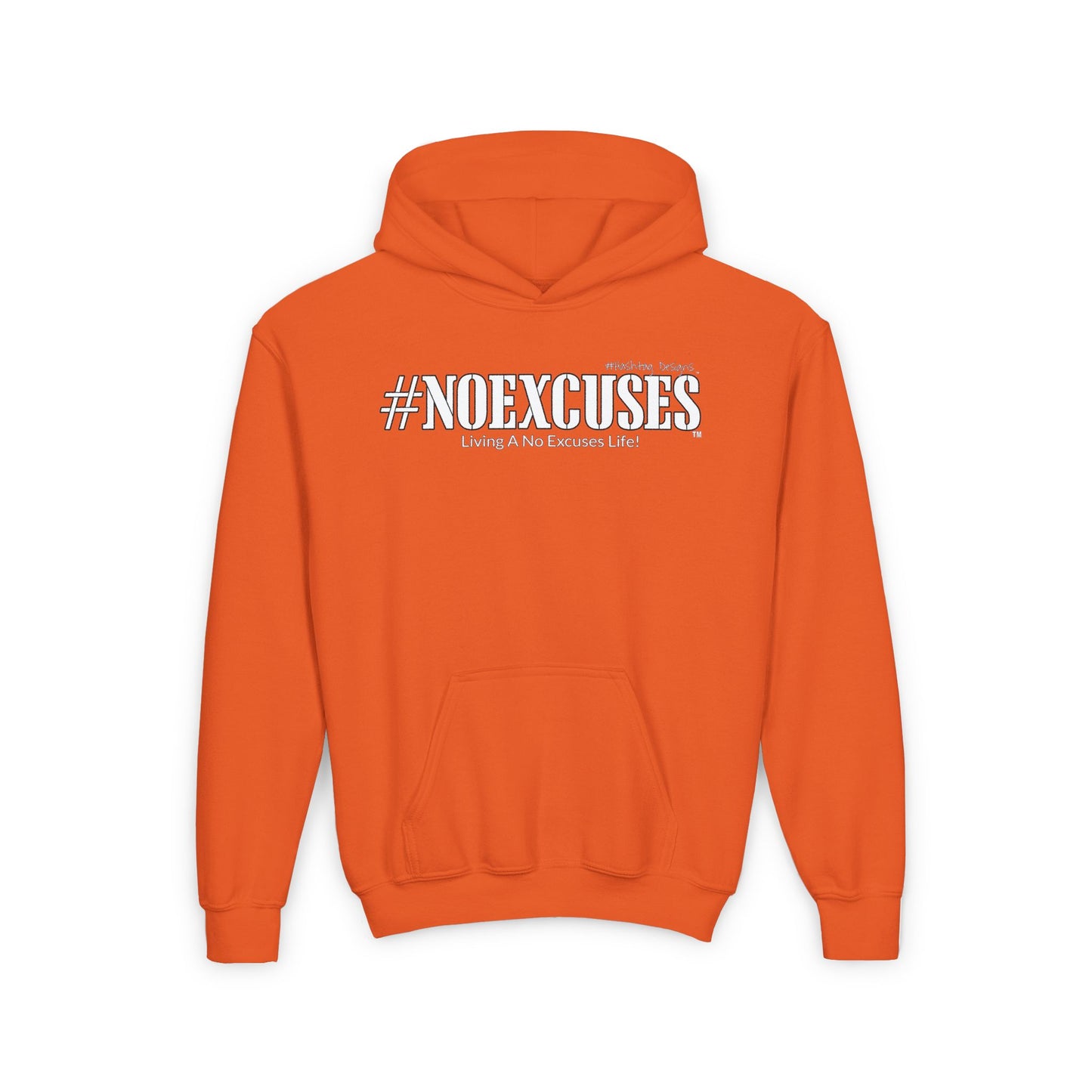 #NOEXCUSES Gildan Youth Heavy Blend Hoodie