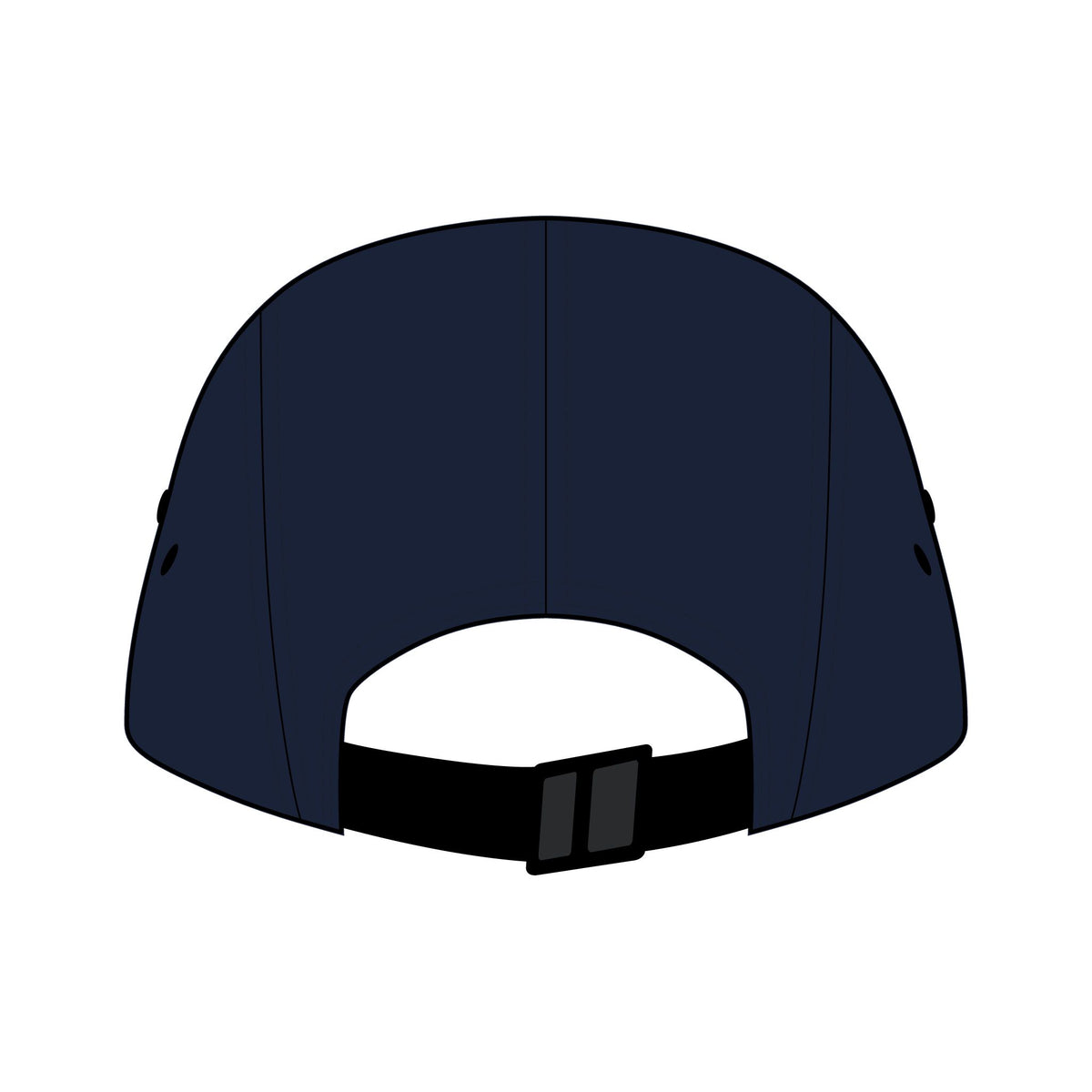 Dogs 4 Life Five-Panel Cap — Bulldog Logo Navy Hat