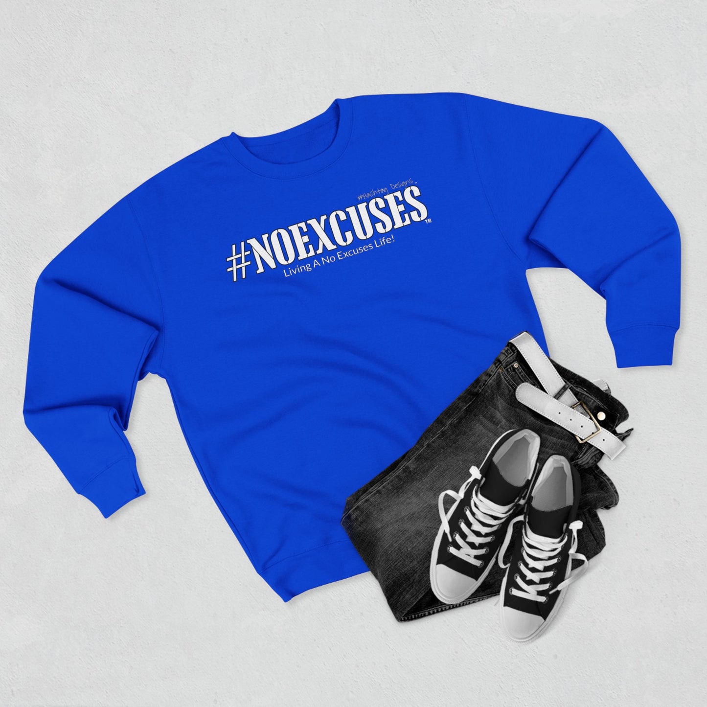 #NOEXCUSES Lane Seven Unisex Crewneck Sweatshirt