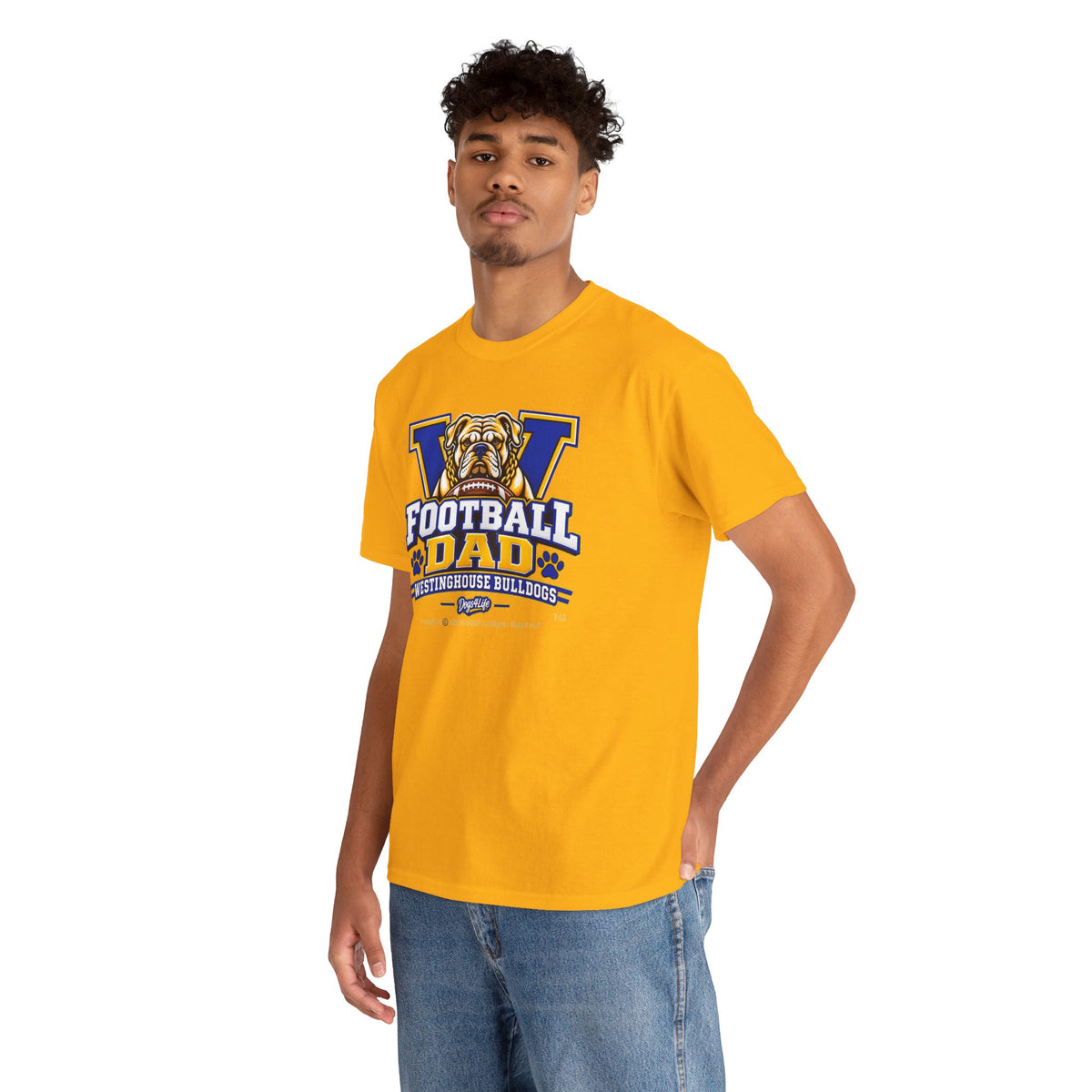 Westinghouse Bulldogs Football Dad T-Shirt