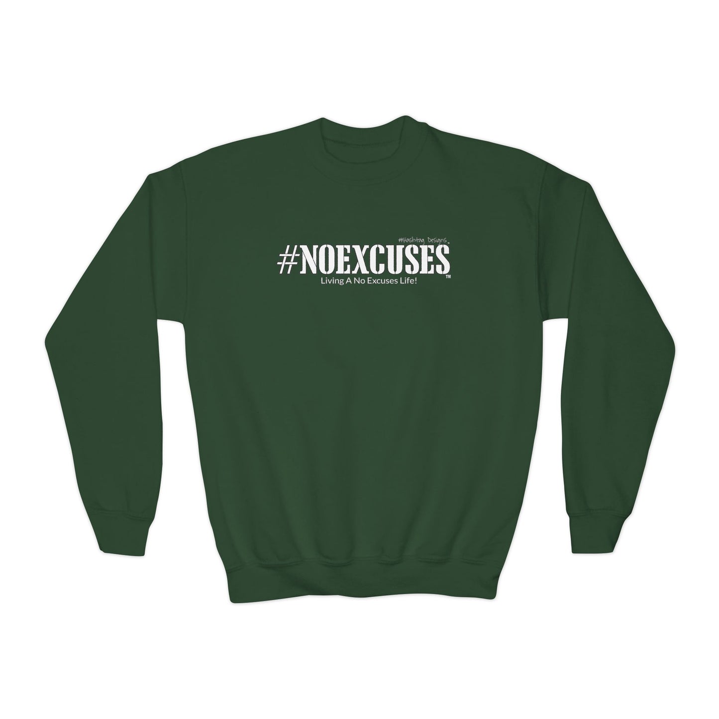 #NOEXCUSES Gildan Youth Crewneck Sweatshirt