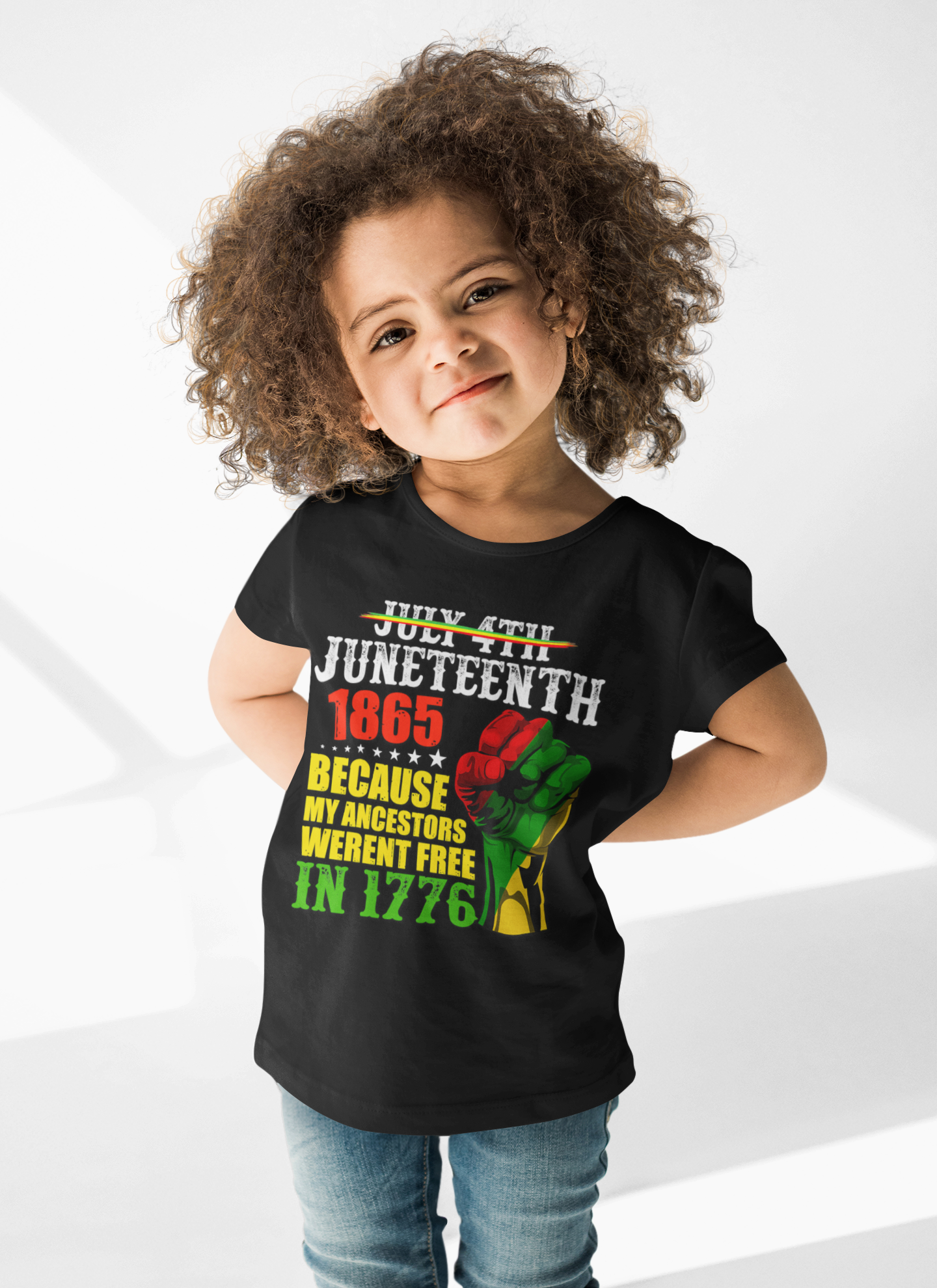 Juneteenth - No 4th - Empowering Kids Tee