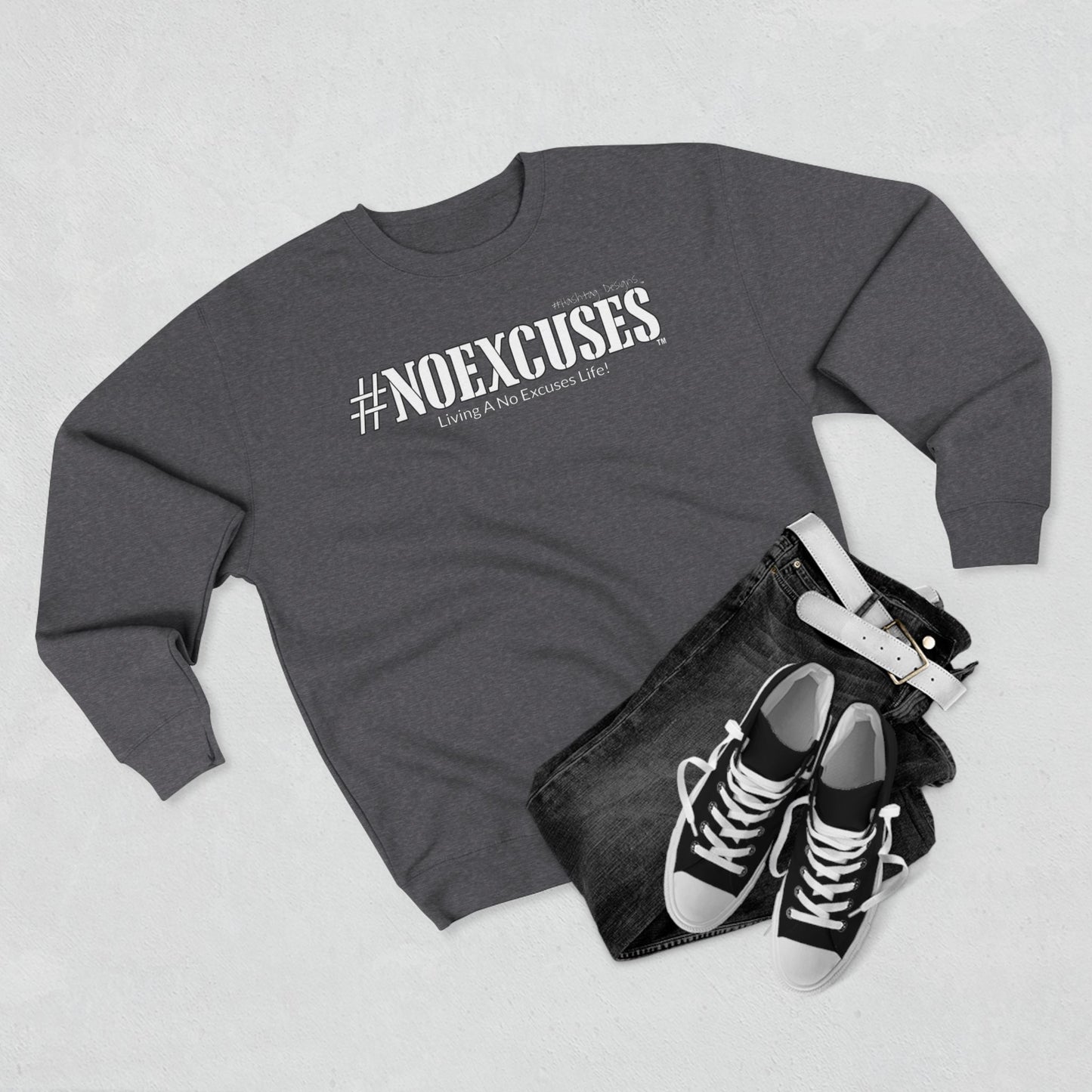 #NOEXCUSES Lane Seven Unisex Crewneck Sweatshirt