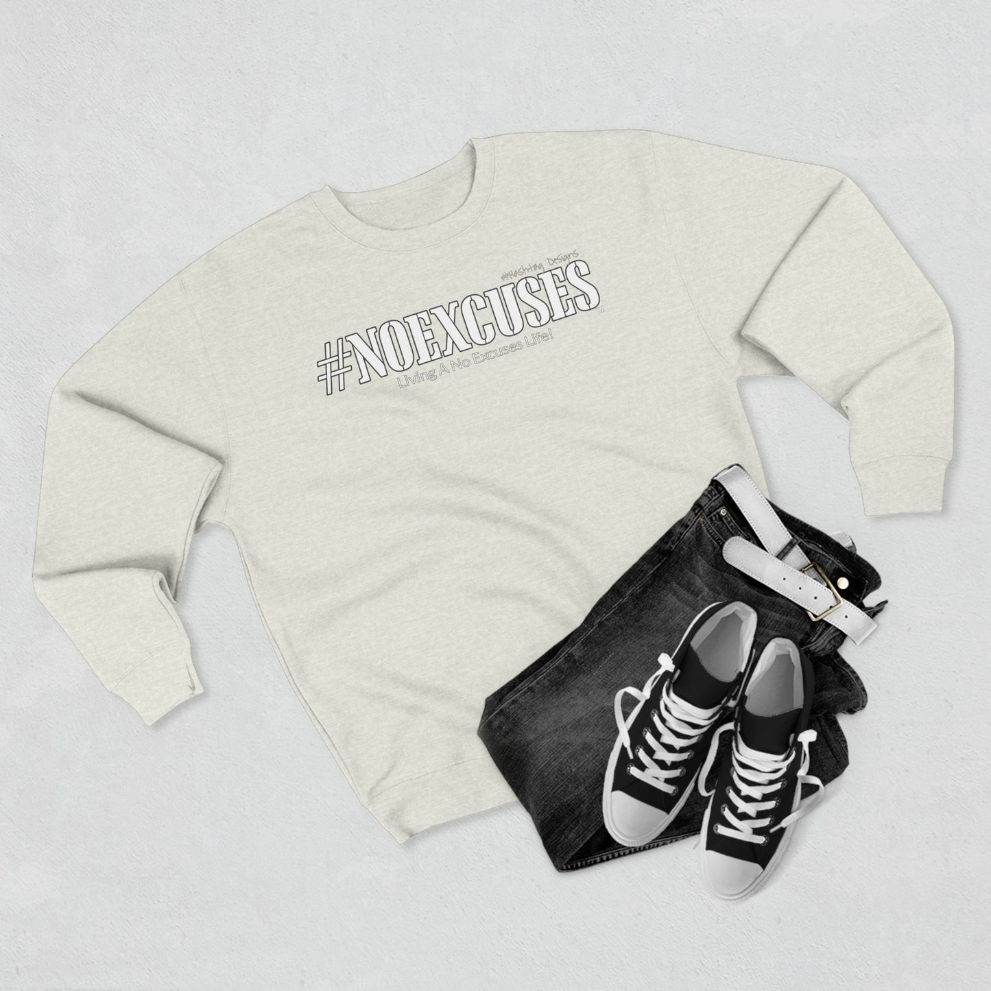 #NOEXCUSES Lane Seven Unisex Crewneck Sweatshirt