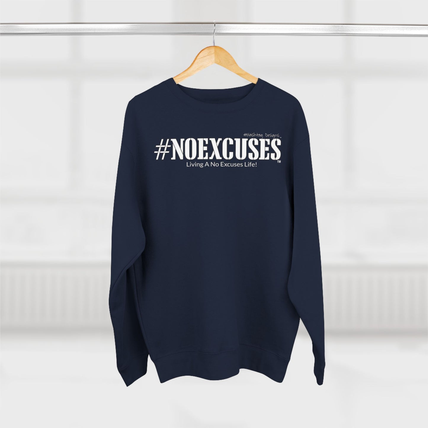 #NOEXCUSES Lane Seven Unisex Crewneck Sweatshirt