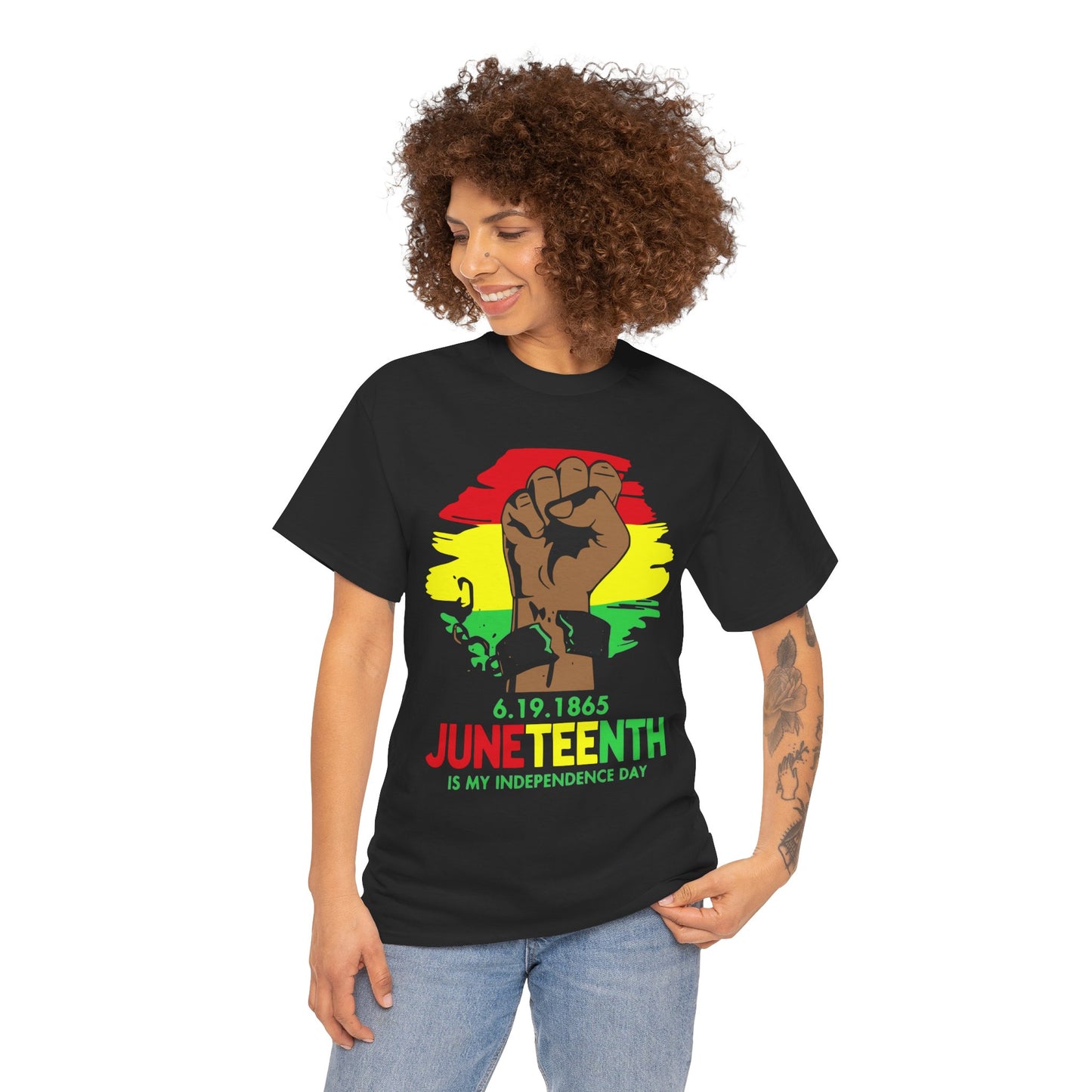 Juneteenth Unisex Tee - Fist Raised