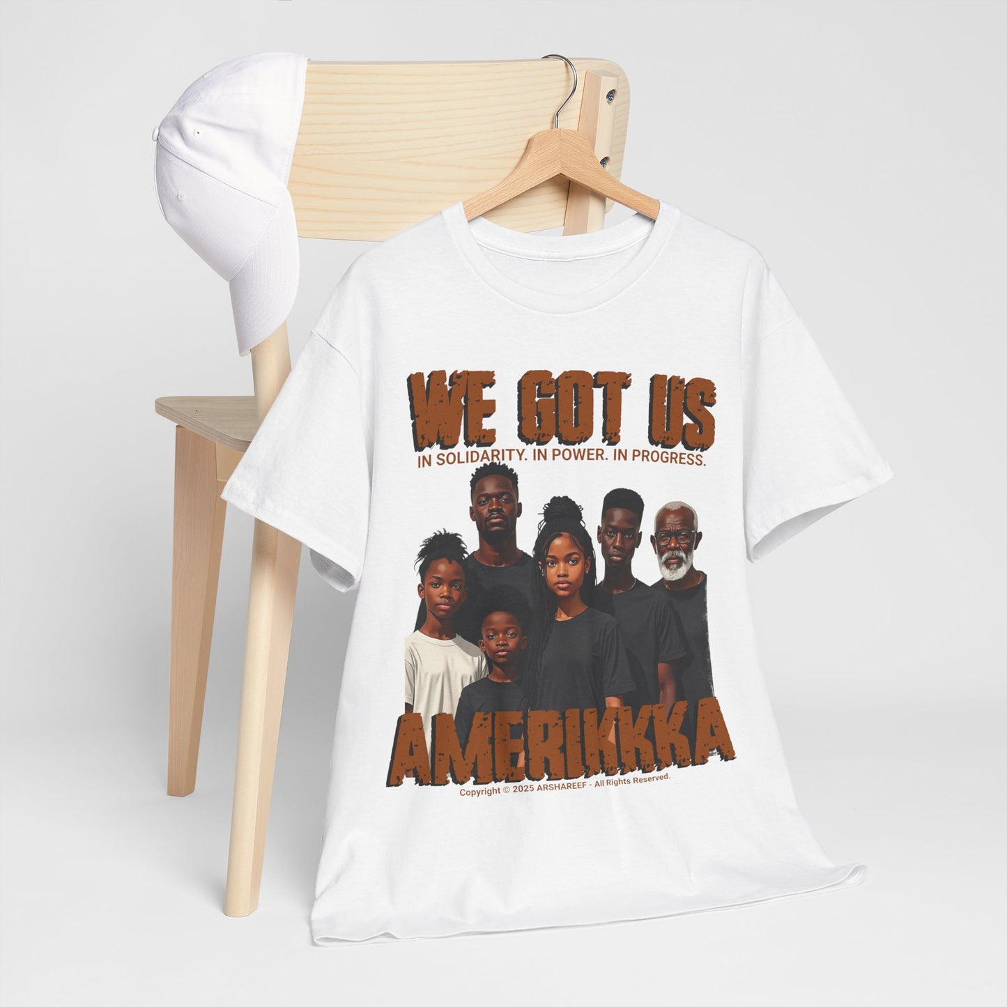 We Got Us Unisex Heavy Cotton Tee with Family