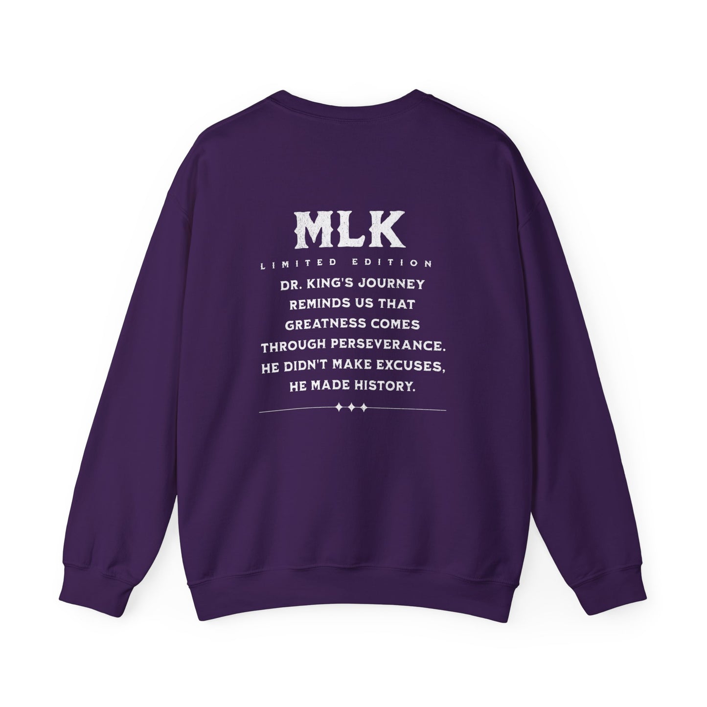 #MLK (Side) Unisex Heavy Blend™ Crewneck Sweatshirt