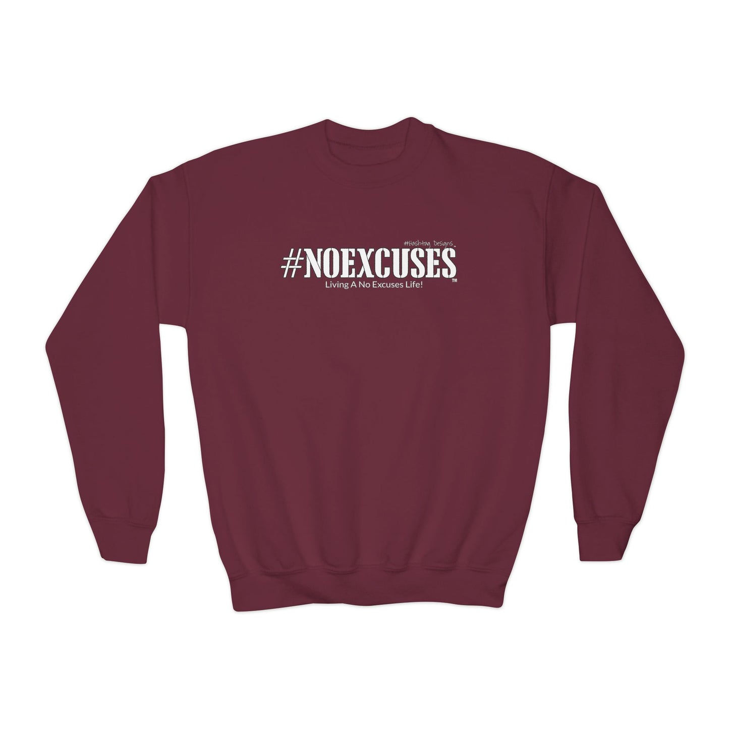 #NOEXCUSES Gildan Youth Crewneck Sweatshirt