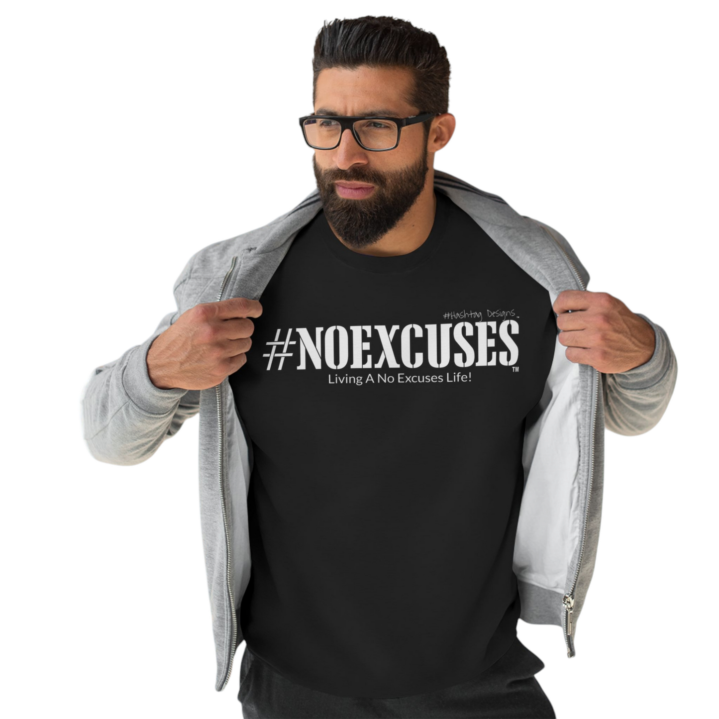#NOEXCUSES Lane Seven Unisex Crewneck Sweatshirt