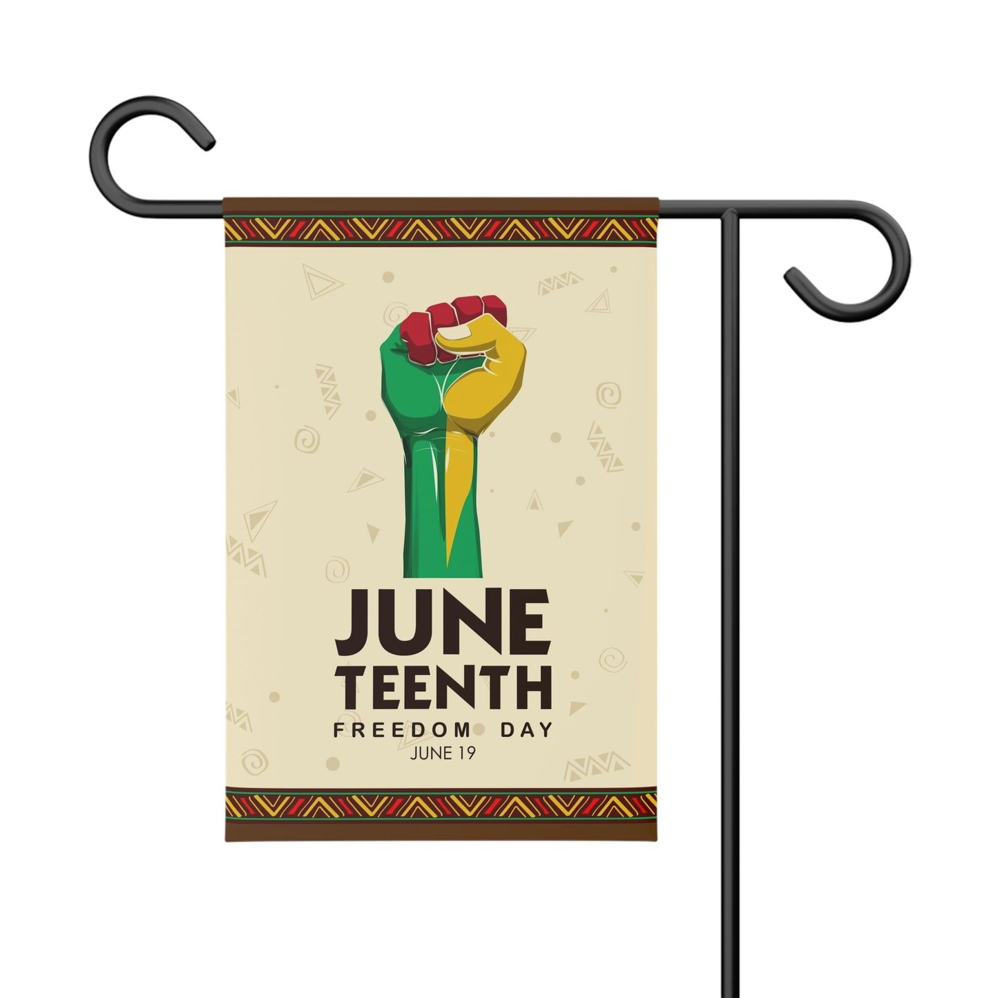 Juneteenth Garden Banner (w/ Boarders)