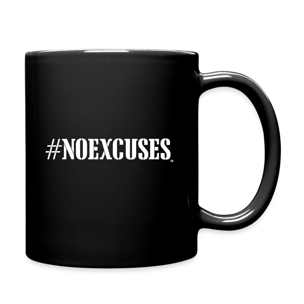 #NOEXCUSES Black Color Mug - black