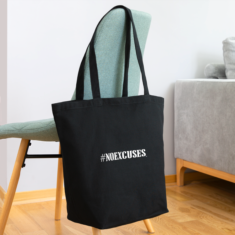 #NOEXCUSES Eco-Friendly Cotton Tote - black