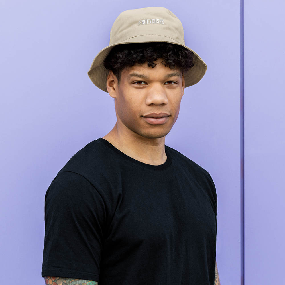 #NOEXCUSES Bucket Hat - cream