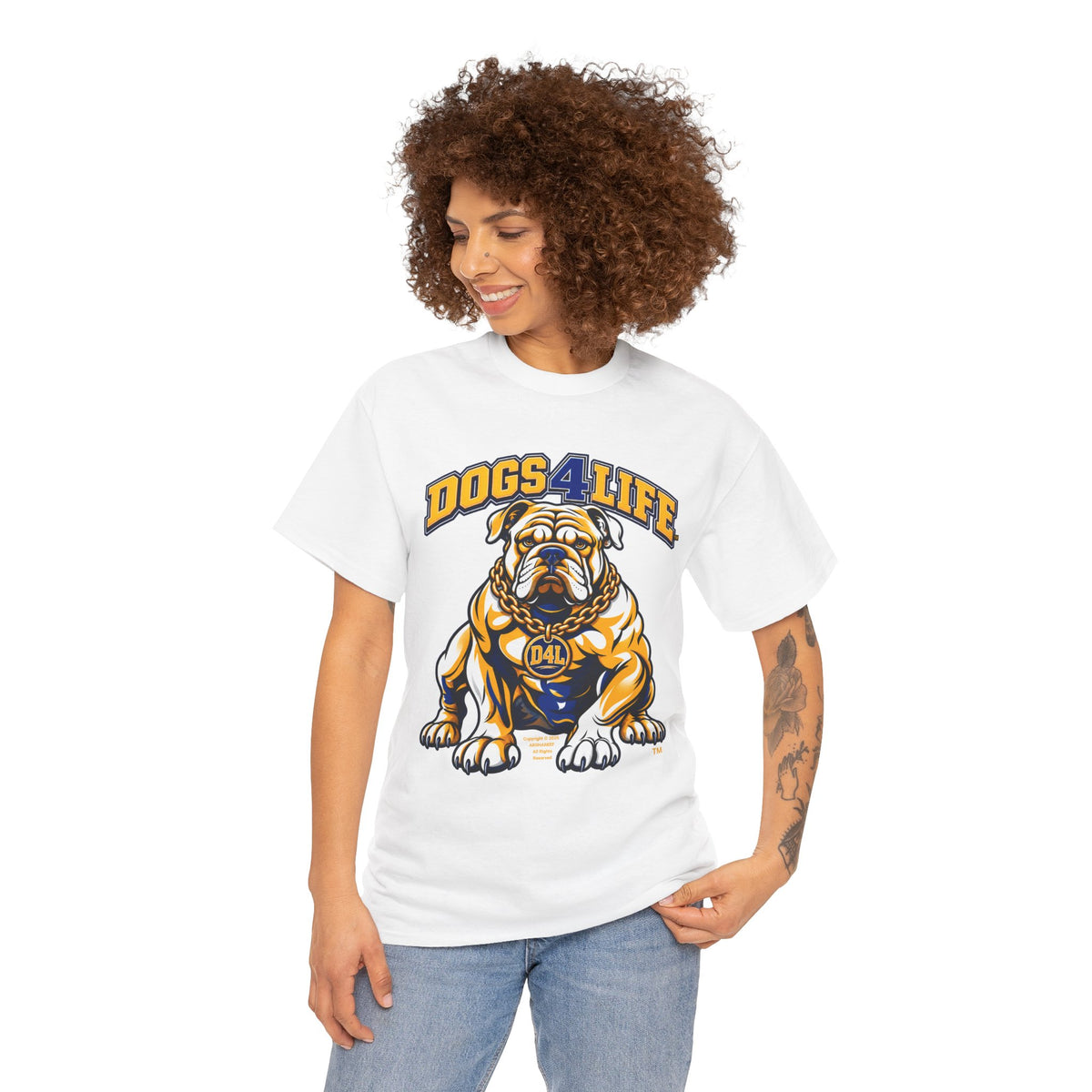 Dogs 4 Life D4L Bulldog T-Shirt