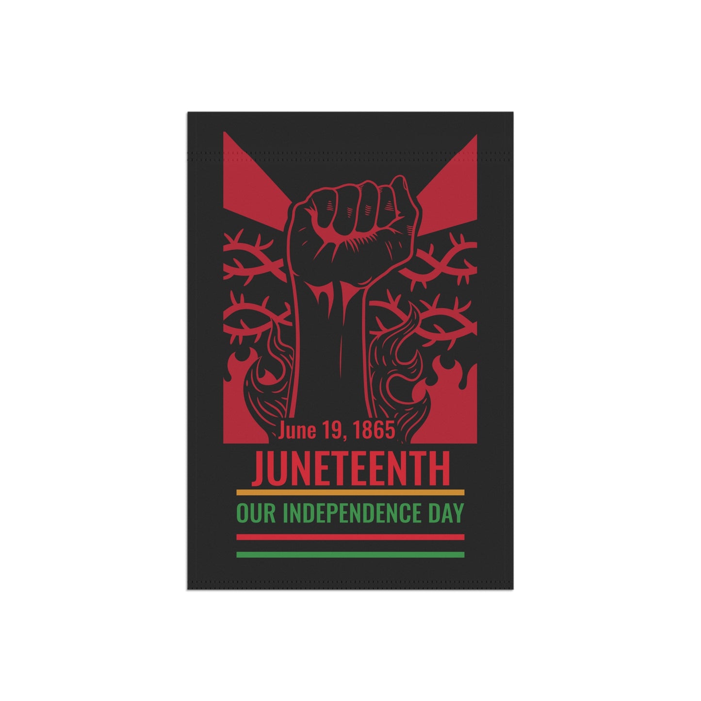 Juneteenth Garden & House Banner