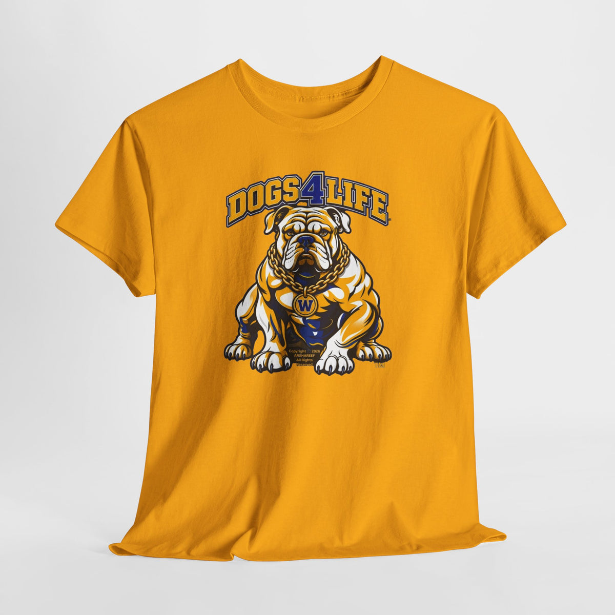 Dogs 4 Life W Bulldog T-Shirt