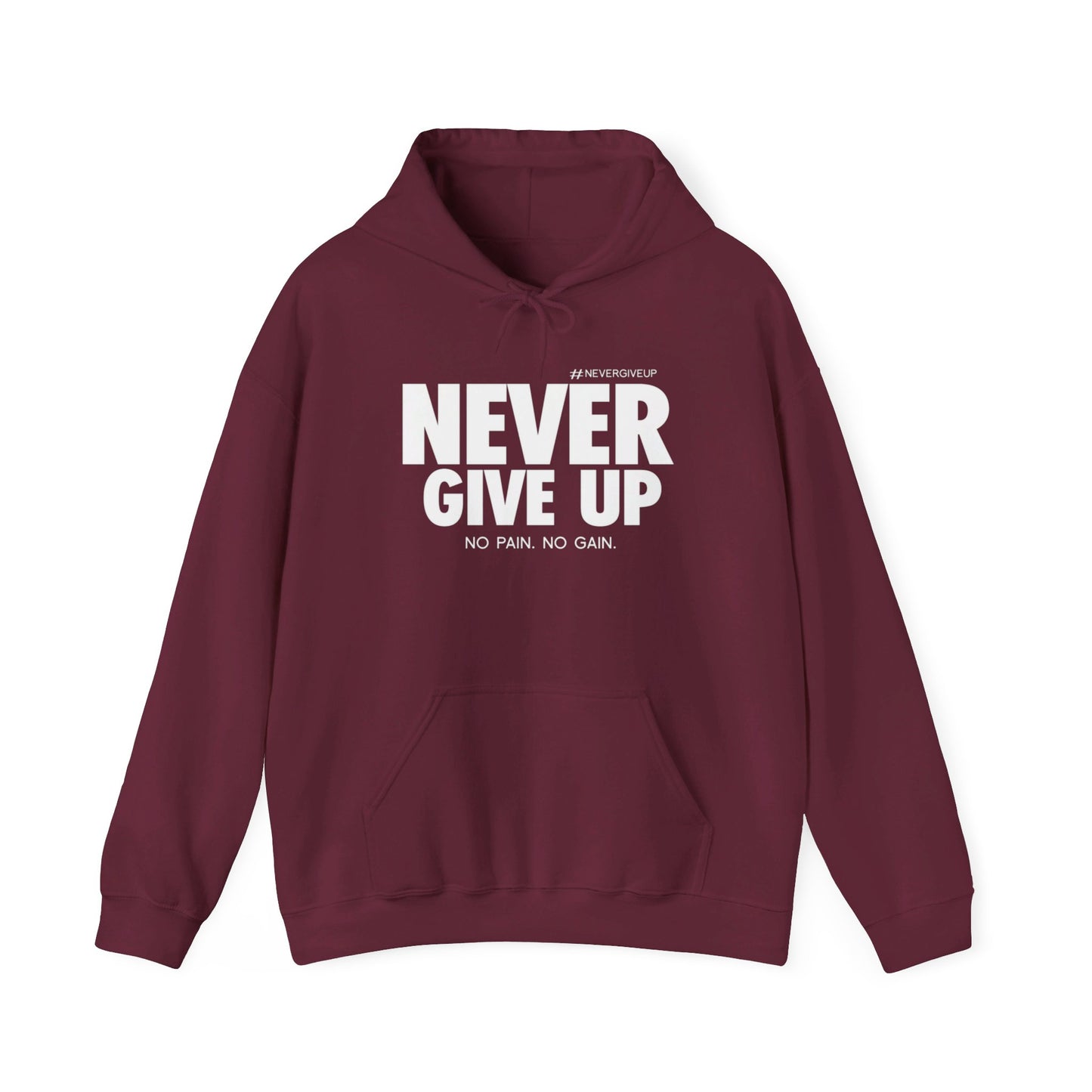 Never Give Up - Unisex Heavy Blend™ Hooded Sweatshirt