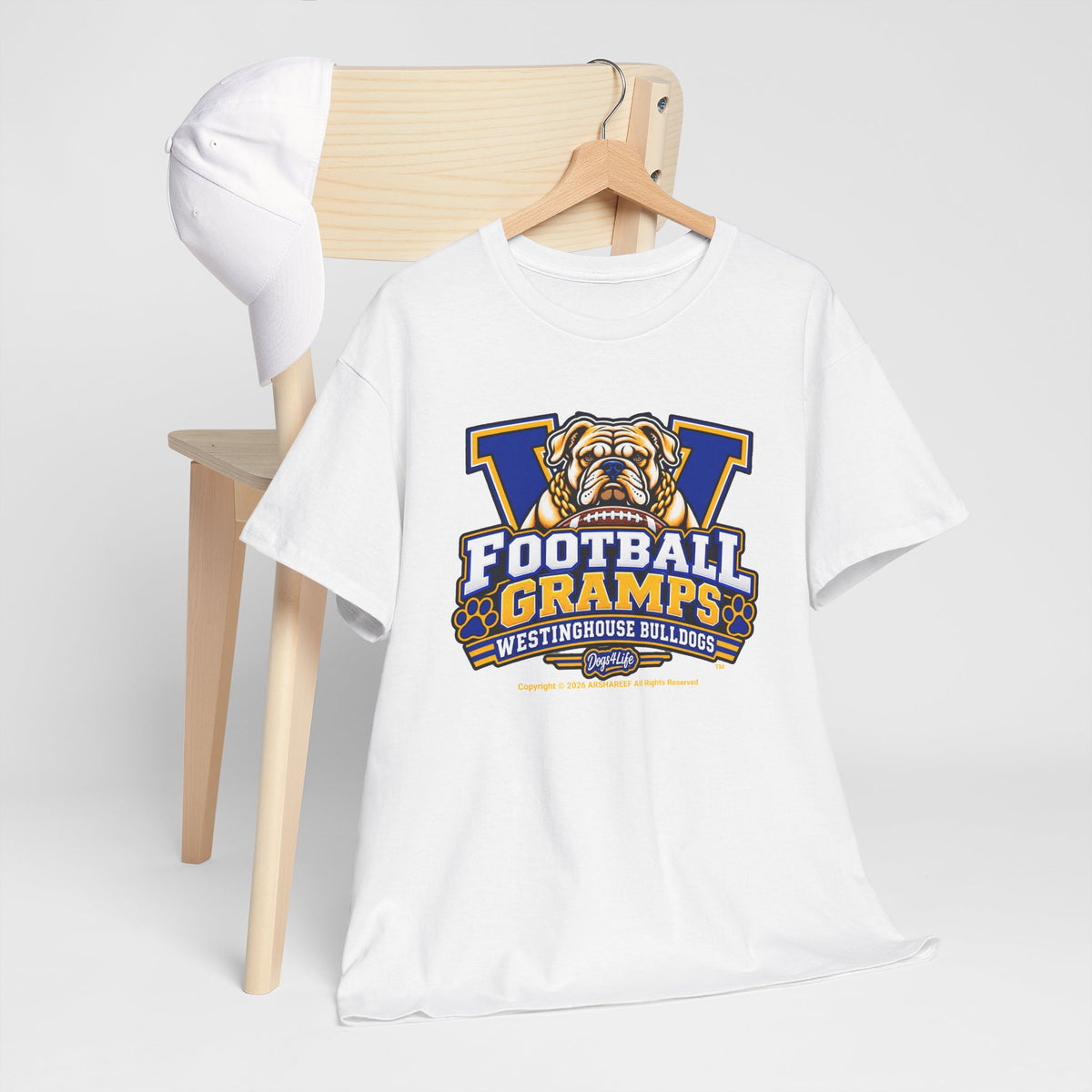 Westinghouse Bulldogs Football Gramps T-Shirt