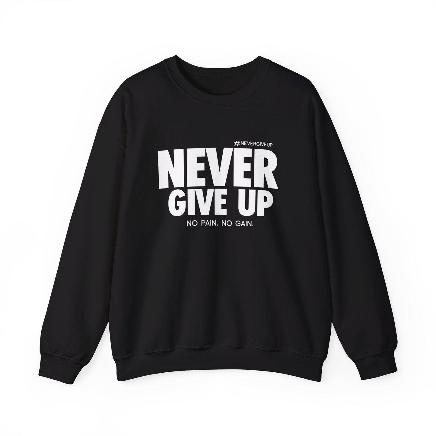 Never Give Up - Unisex Heavy Blend™ Crewneck Sweatshirt