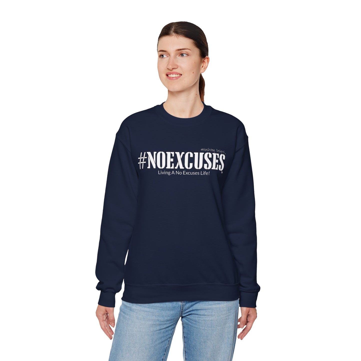 #NOEXCUSES Gildan Cozy Unisex Heavy Blend™ Sweatshirt