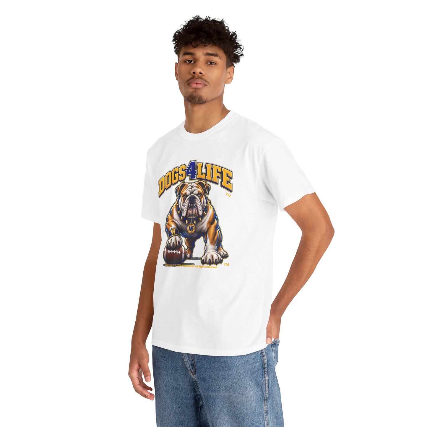Bulldogs "Dogs4Life" Football T-Shirt