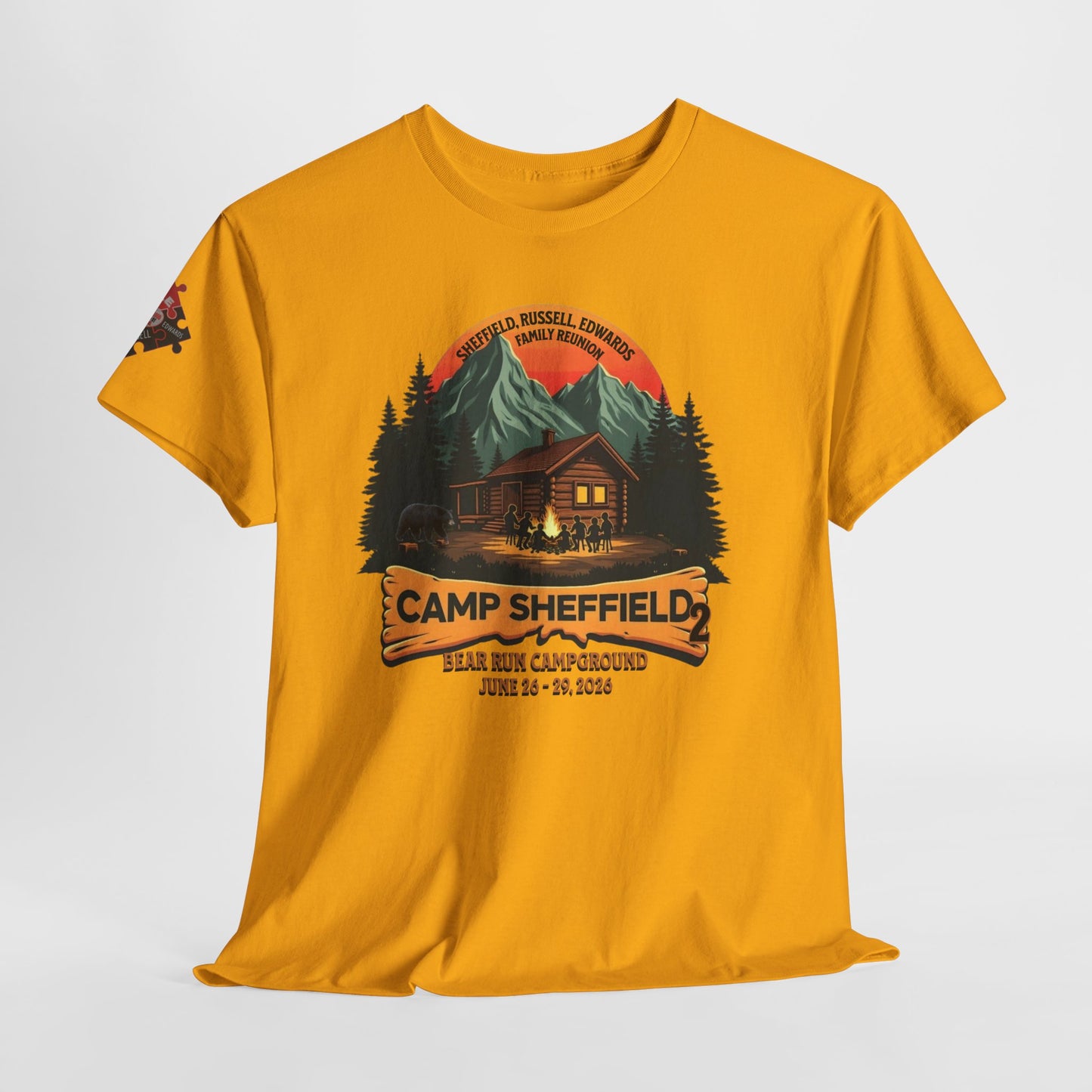 Camp Sheffield Family Reunion Unisex Tee