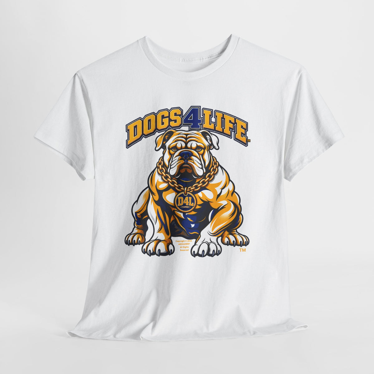 Dogs 4 Life D4L Bulldog T-Shirt