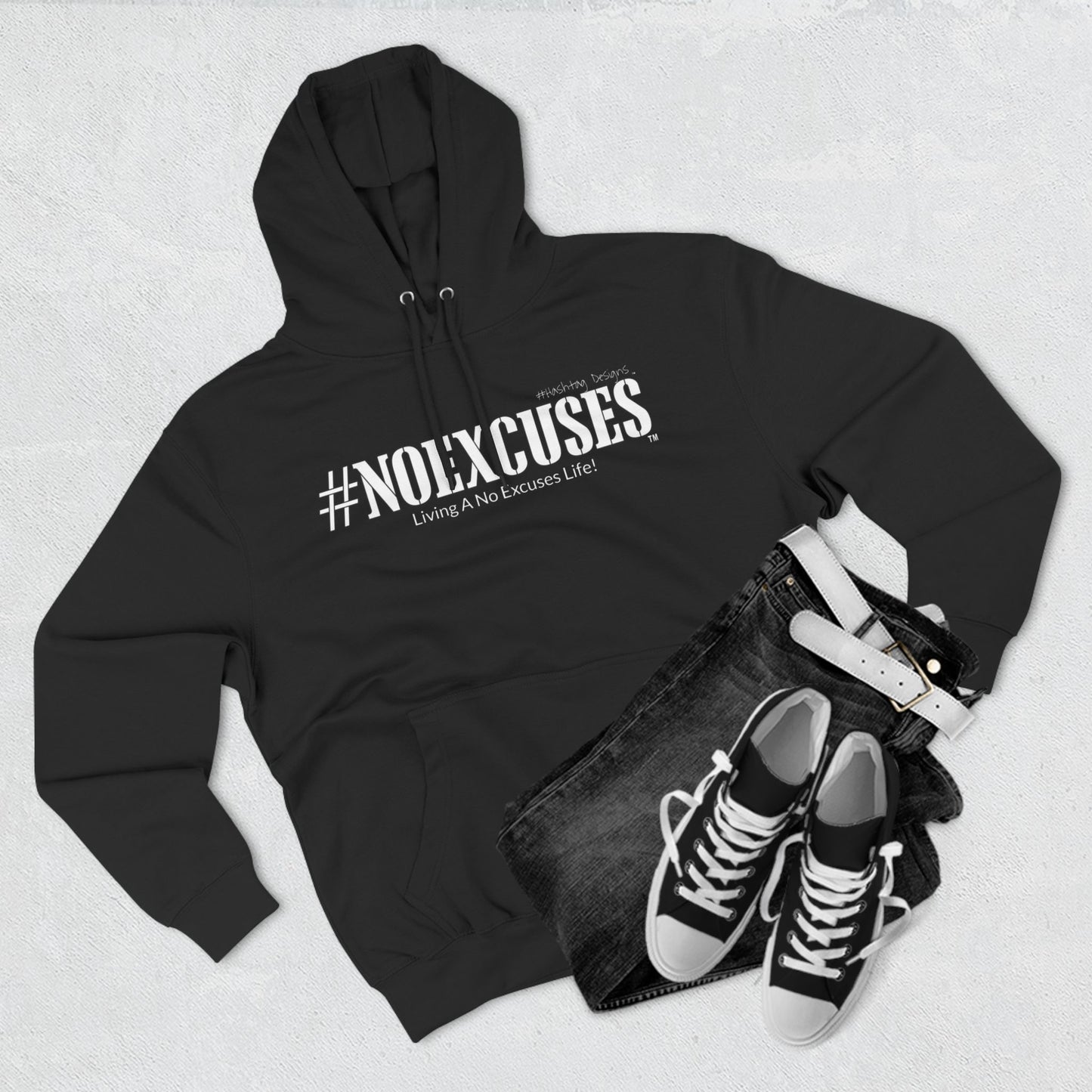 #NOEXCUSES Lane Seven Three-Panel Fleece Hoodie