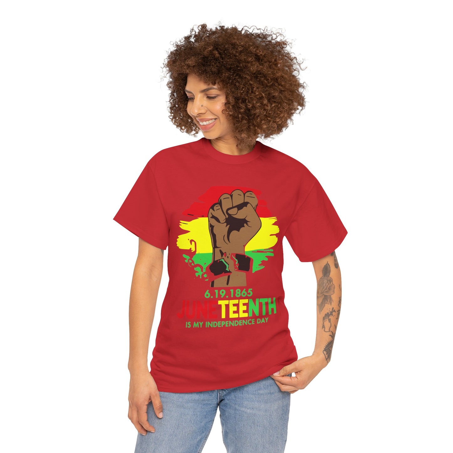 Juneteenth Unisex Tee - Fist Raised