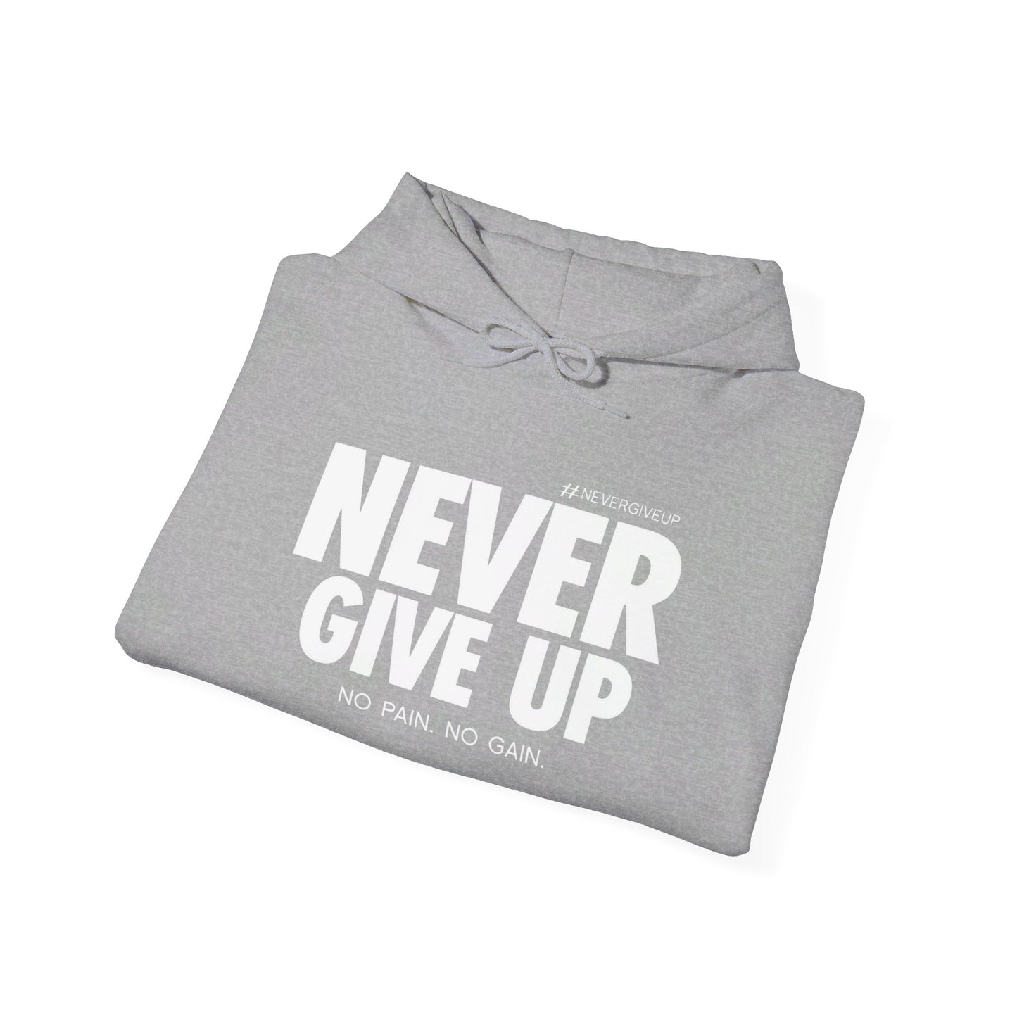 Never Give Up - Unisex Heavy Blend™ Hooded Sweatshirt