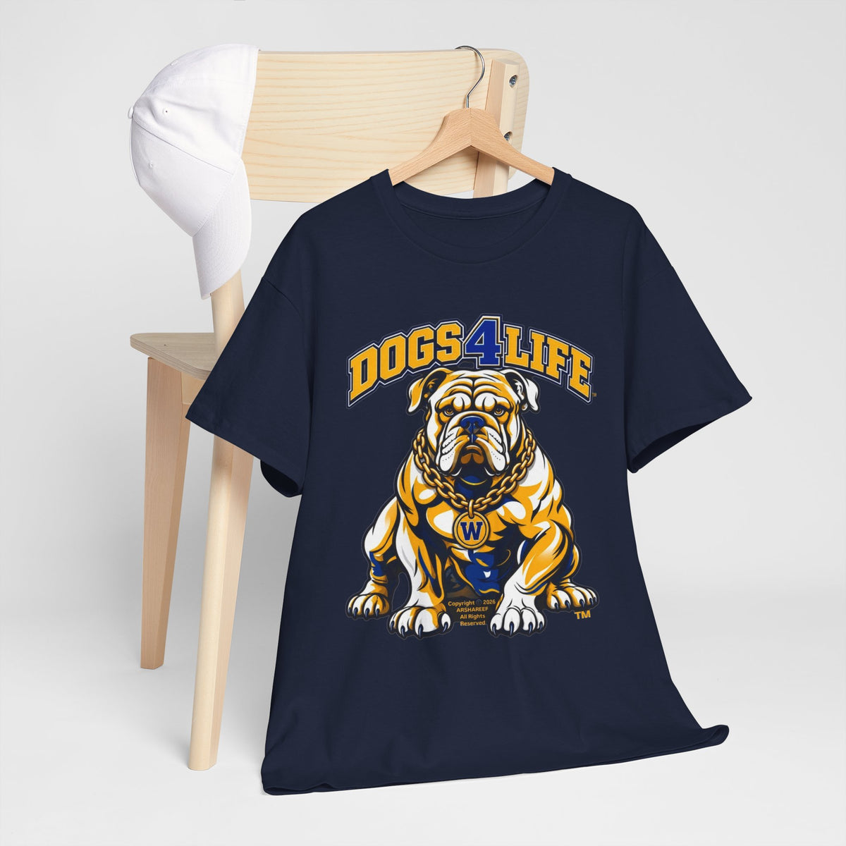 Dogs 4 Life W Bulldog T-Shirt