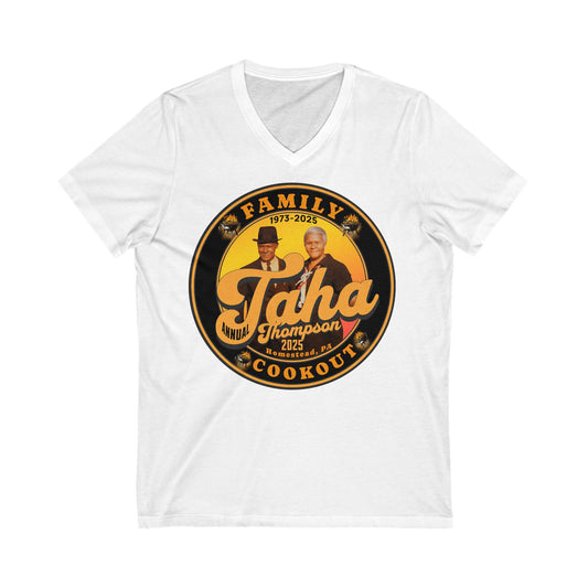 Taha Family Cookout V-Neck Tee