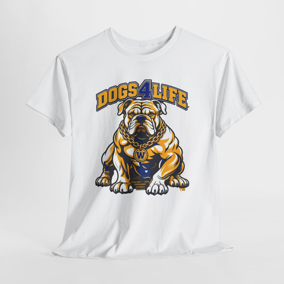 Dogs 4 Life W Bulldog T-Shirt