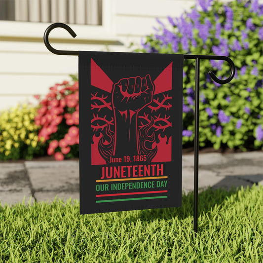 Juneteenth Garden & House Banner