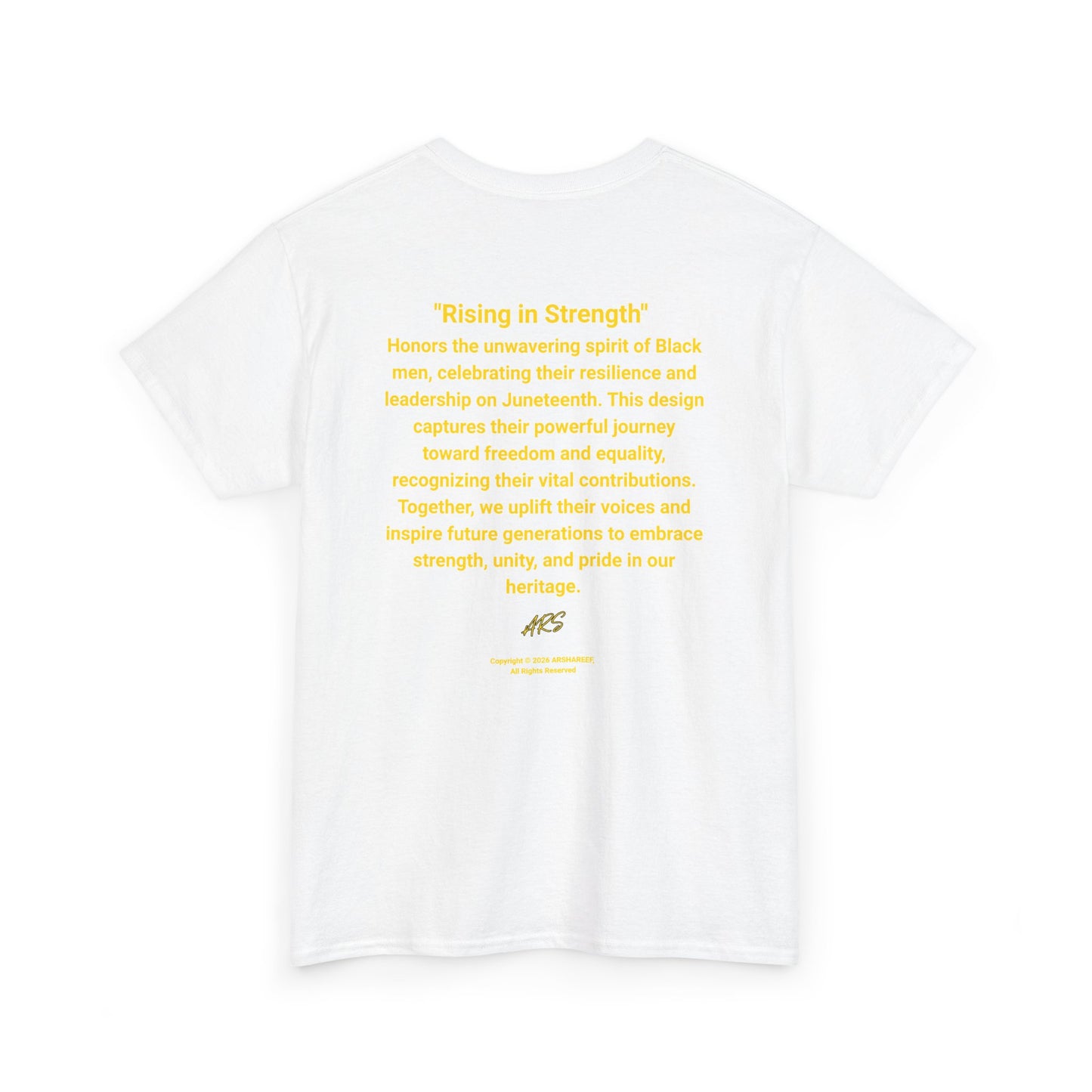 Black Excellence Brotha "Rising in Strength" Inspirational Afrocentric T-Shirt