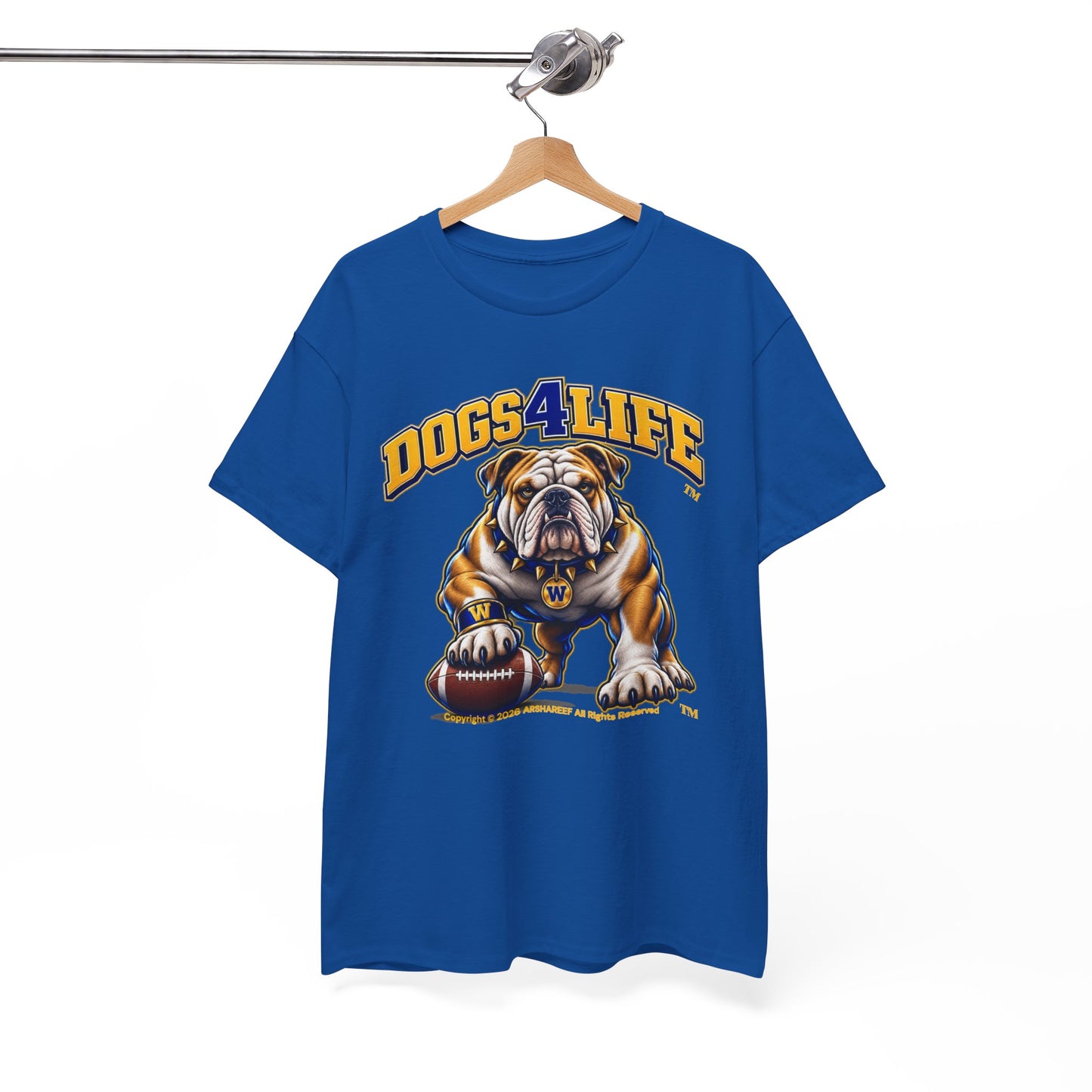 Bulldogs "Dogs4Life" Football T-Shirt