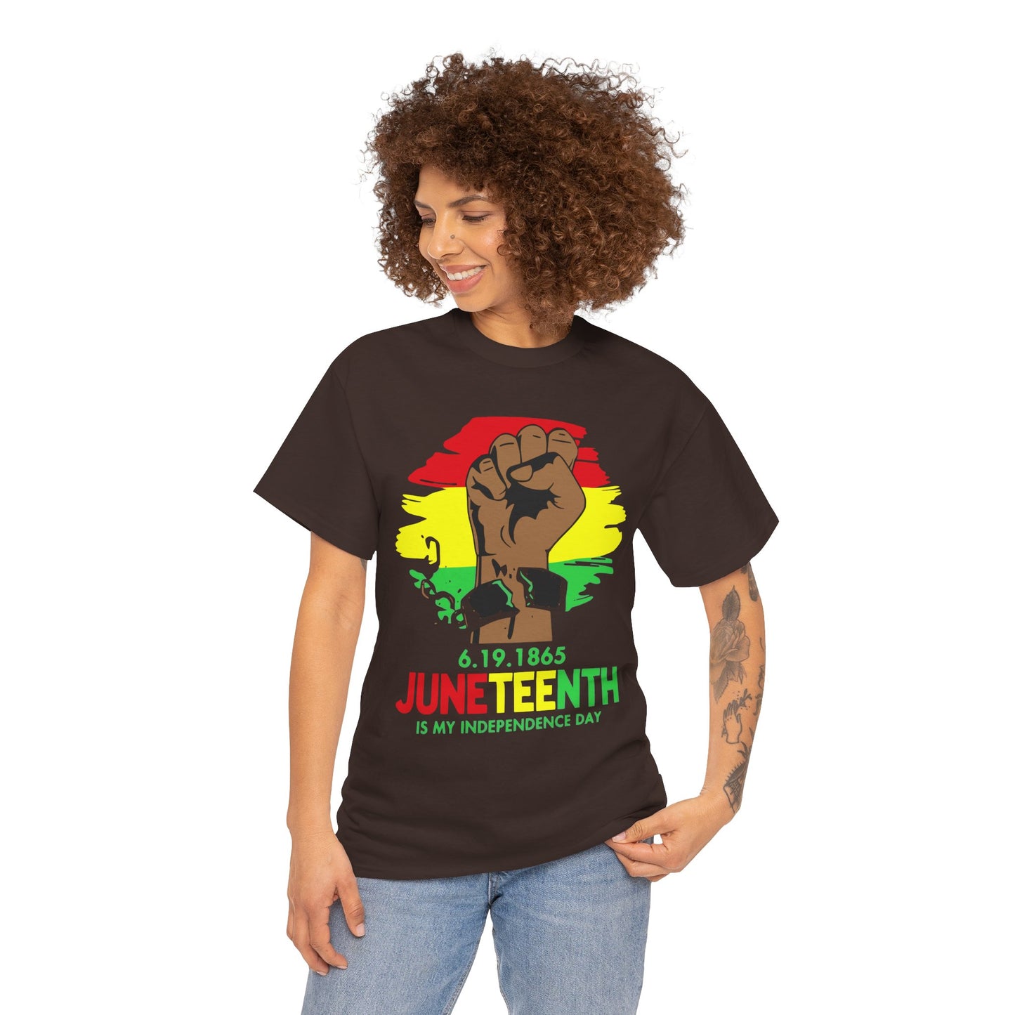 Juneteenth Unisex Tee - Fist Raised