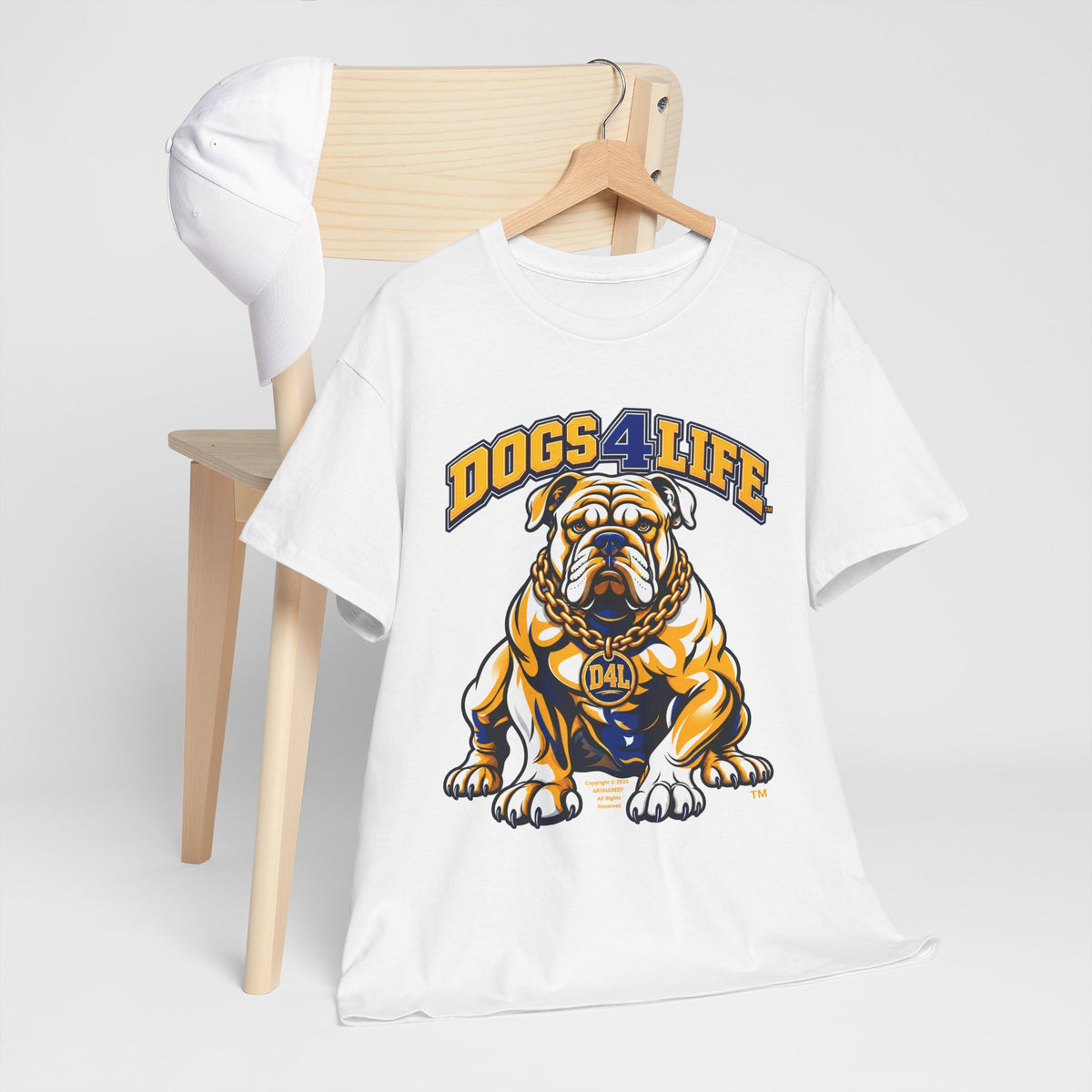 Dogs 4 Life D4L Bulldog T-Shirt