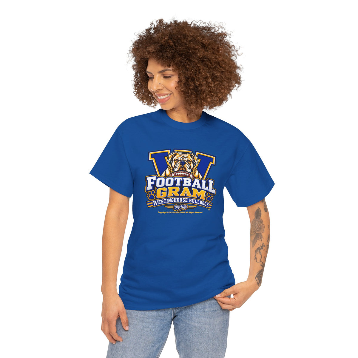 Westinghouse Bulldogs Football Gram T‑Shirt