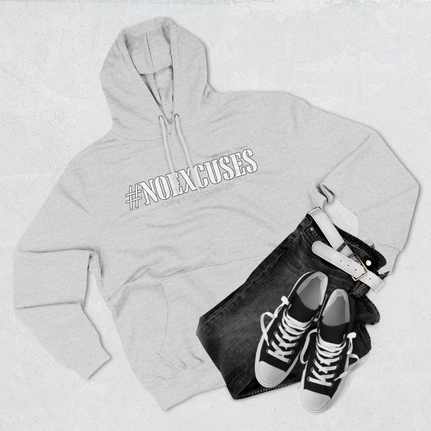 #NOEXCUSES Lane Seven Three-Panel Fleece Hoodie