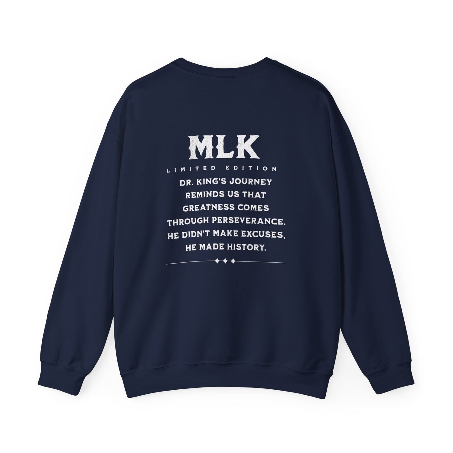 #MLK (Side) Unisex Heavy Blend™ Crewneck Sweatshirt