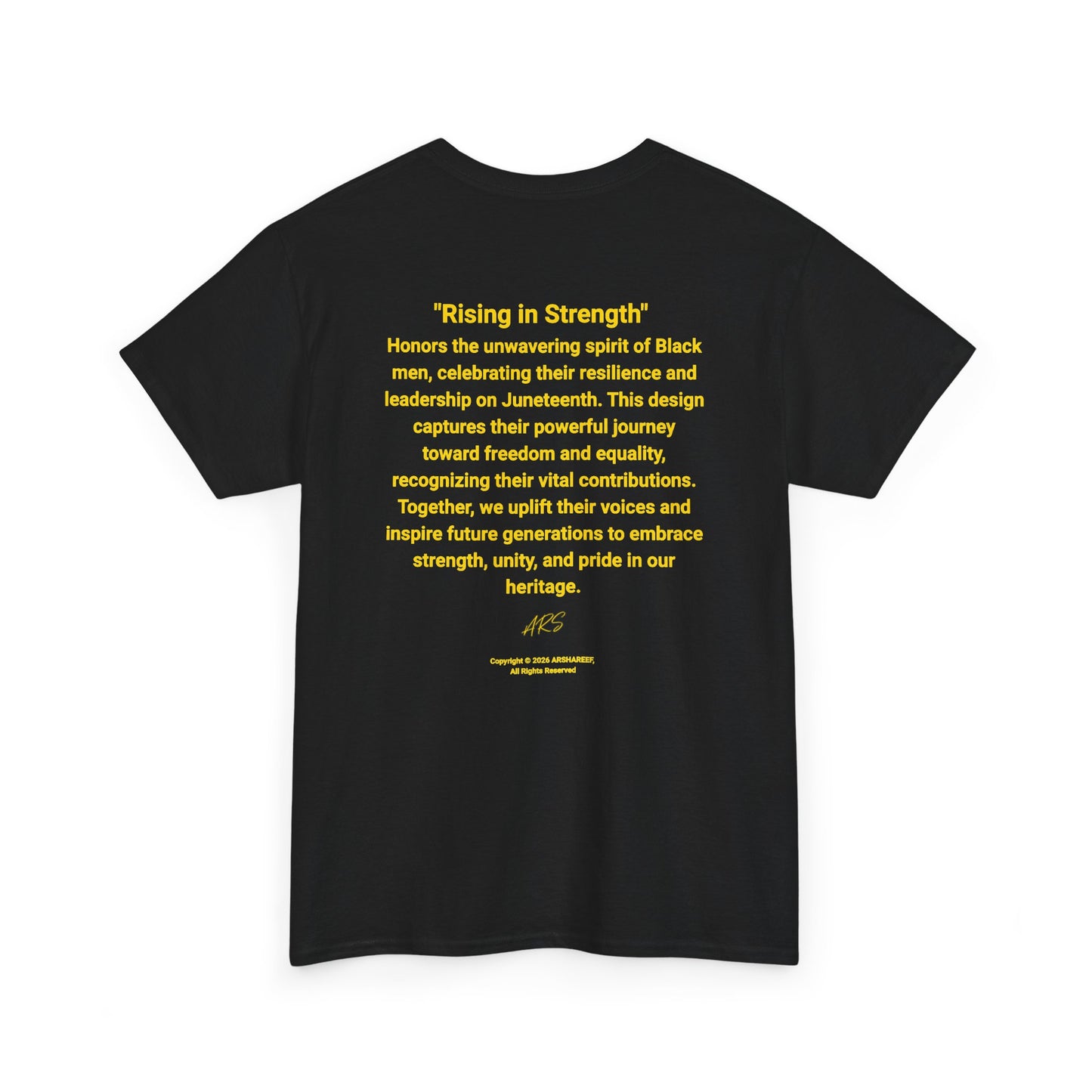 Black Excellence Brotha "Rising in Strength" Inspirational Afrocentric T-Shirt